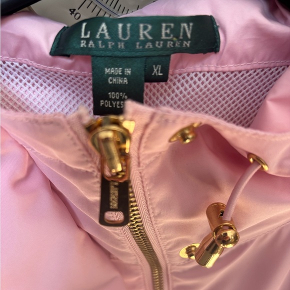 Vintage Lauren Ralph Lauren Mesh Lined Hooded Windbreaker Jacket - Picture 5 of 13